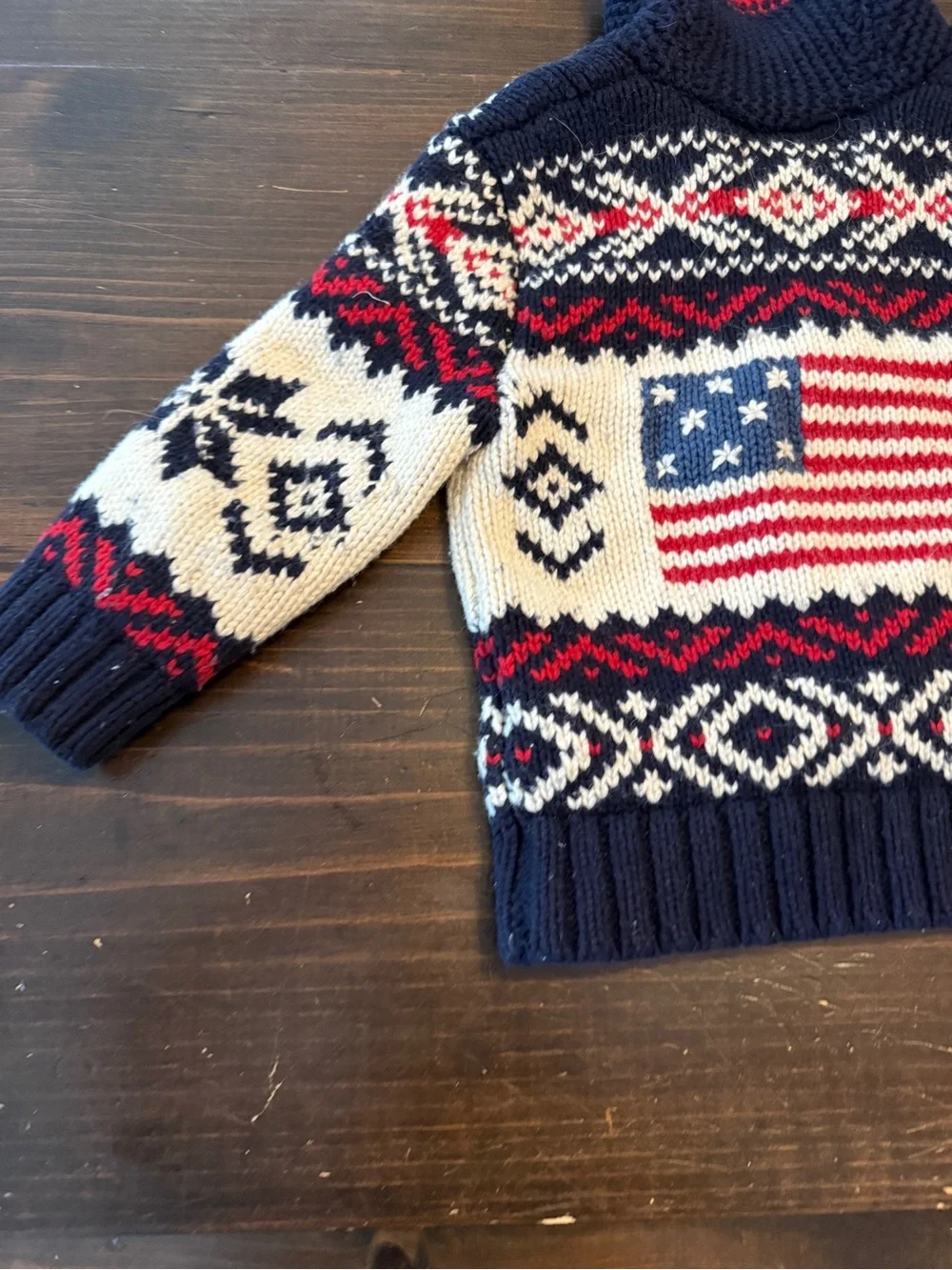 Vintage Polo Ralph Lauren Cowichan Sweater RARE 2T